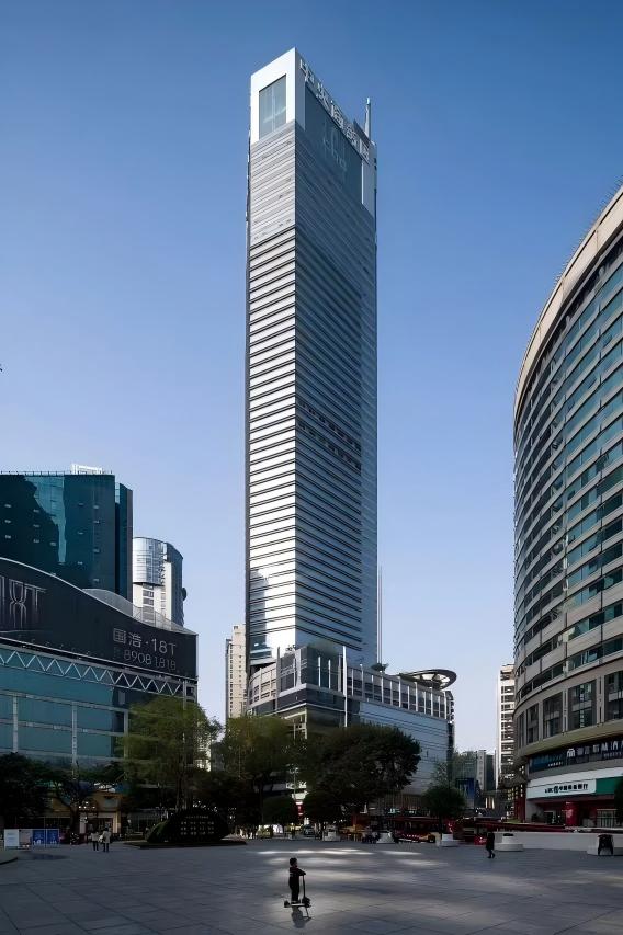 Modern hotel building